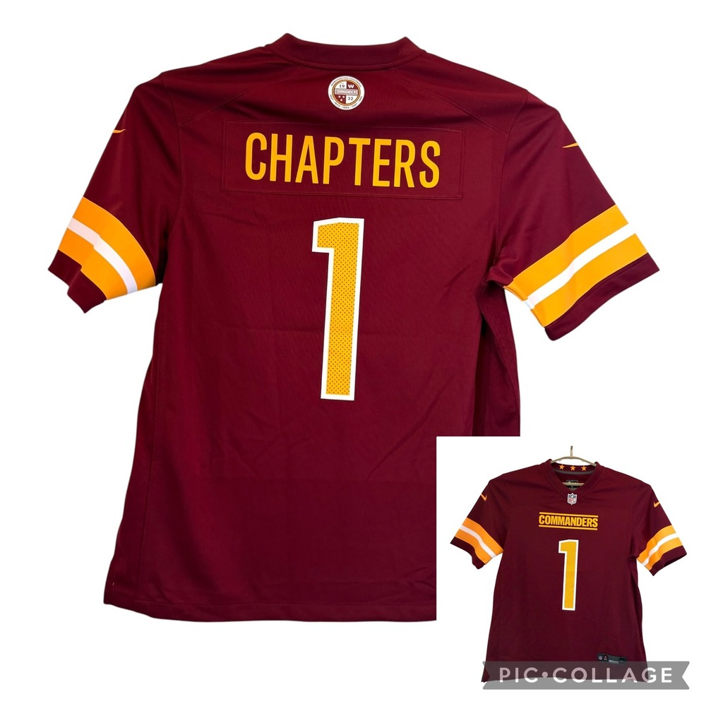 Nike Washington Commanders Chapters 1 NFL Jersey Burgundy Medium 67NM-0DSS NWOT
